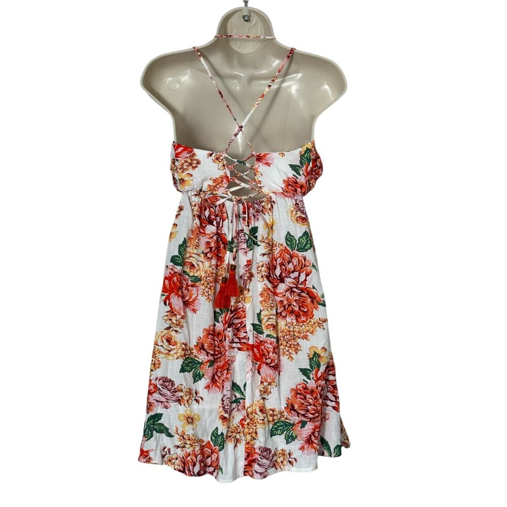 NWT Maaji Carnation Paulina Floral Empire Waist Mini Dress Size M - Picture 6 of 16